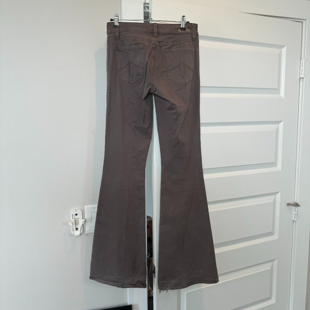 Level 99 Dahlia Flare Jeans, Gray
